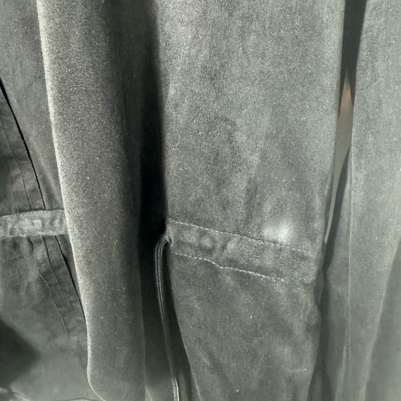 Blank NYC Black Waterfall Moto Faux Suede Tie Waist Jacket Size XS - Picture 6 of 7